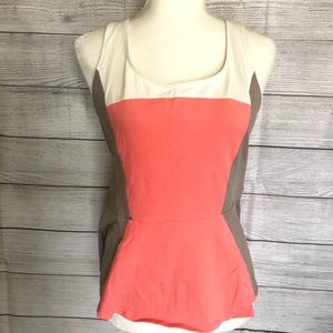 Express | Peplum Colorblock Top